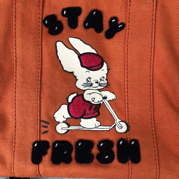 The Marc Jacobs Tote Bag Womens Orange Canvas Magda Archer Stay Fresh Crossbody - Picture 9 of 16